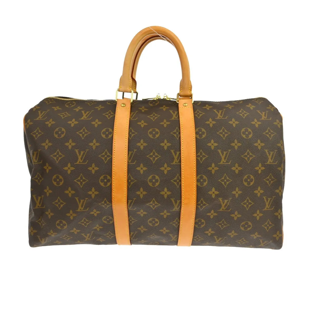 Louis Vuitton Keepall Monogram Canvas Brown Canvas Travel Bag Bag (Pre-Owned)