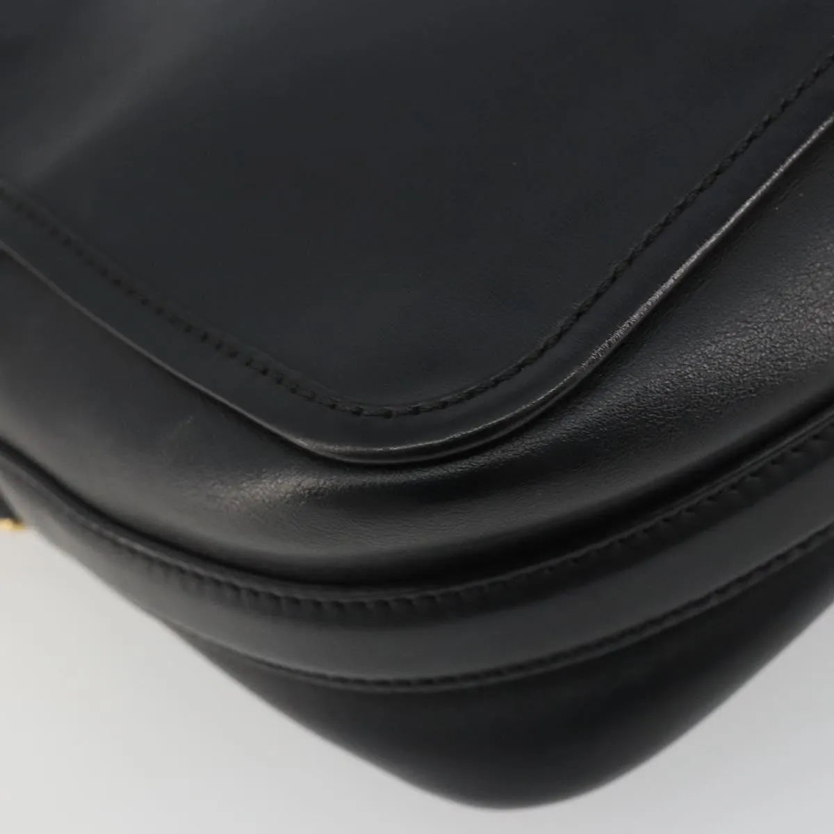 Fendi F Is Fendi Camera Leather Navy Leather Shoulder Bag Bag (Pre-Owned)