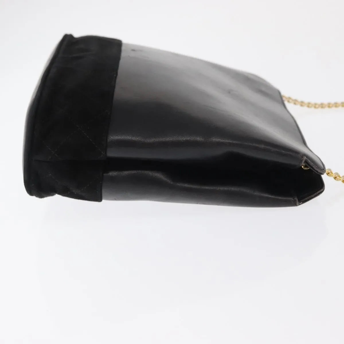 Salvatore Ferragamo Vintage Leather Black Leather Shoulder Bag Bag (Pre-Owned)