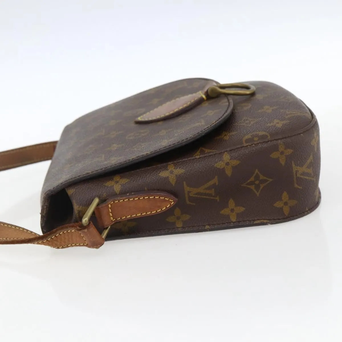 Louis Vuitton Saint Cloud Monogram Canvas Brown Canvas Shoulder Bag Bag (Pre-Owned)