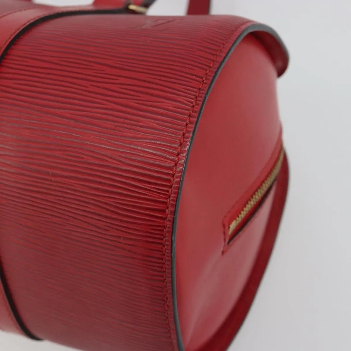 Louis Vuitton Soufflot Epi Leather Red Leather Handbag (Pre-Owned)