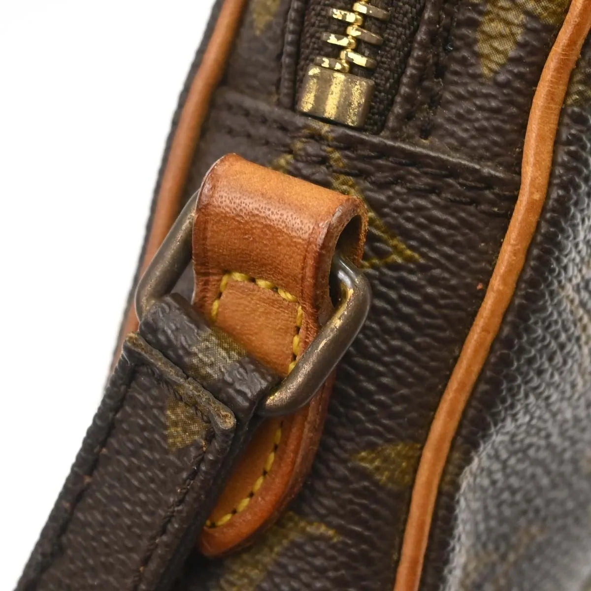 Louis Vuitton Danube Monogram Canvas Brown Canvas Shoulder Bag Bag (Pre-Owned)