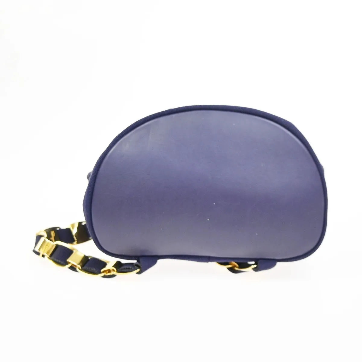 Salvatore Ferragamo Vara Chain Canvas Purple Canvas Backpack Bag (Pre-Owned)