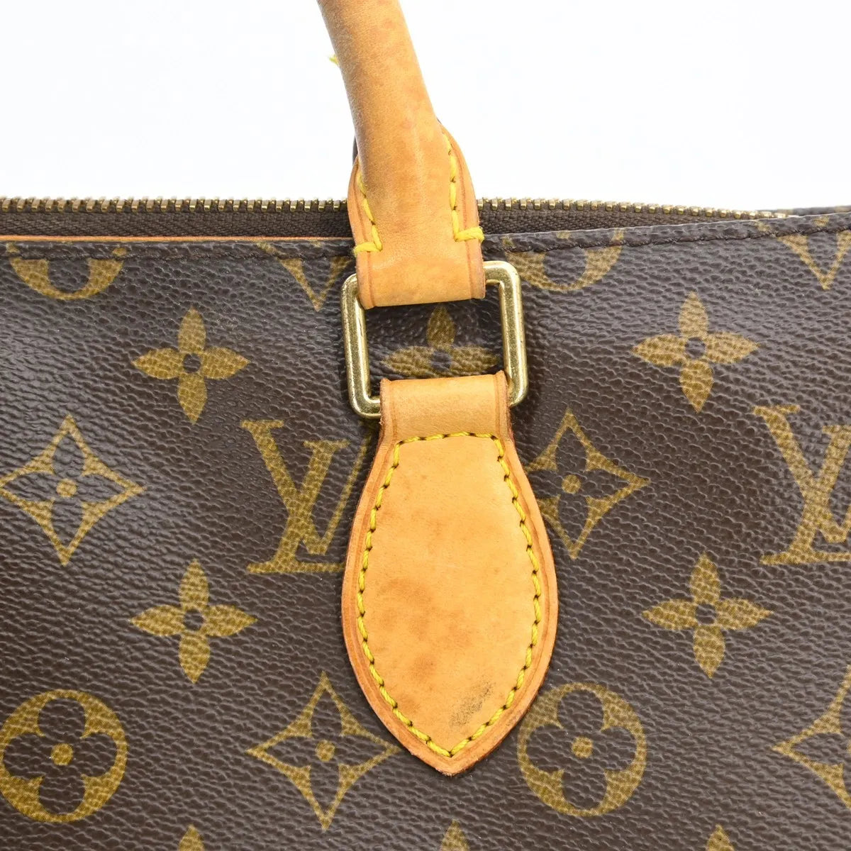 Louis Vuitton Popincourt Handle Monogram Canvas Brown Canvas Handbag (Pre-Owned)