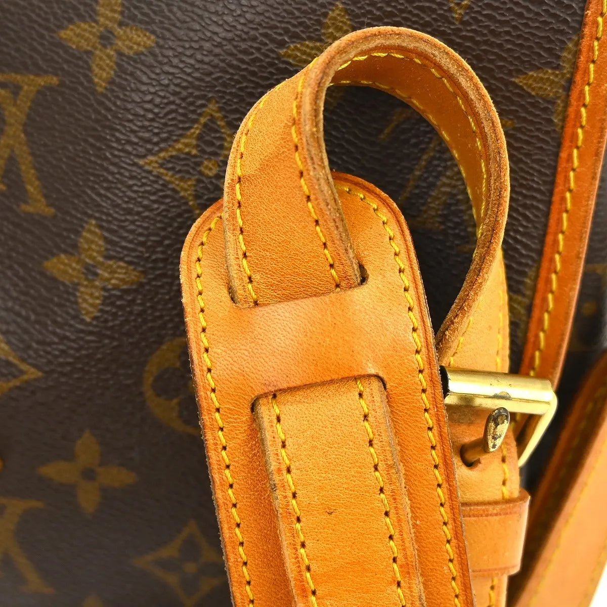 Louis Vuitton Saumur Monogram Canvas Brown Canvas Shoulder Bag Bag (Pre-Owned)