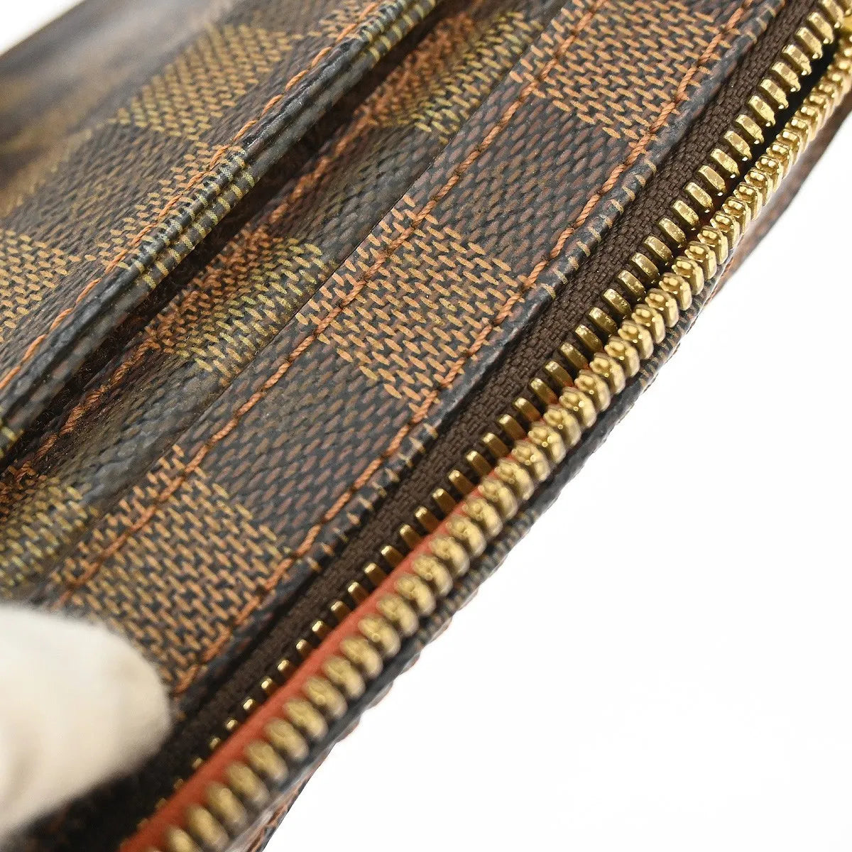 Louis Vuitton Geronimos Waist Damier Brown Canvas Shoulder Bag Bag (Pre-Owned)