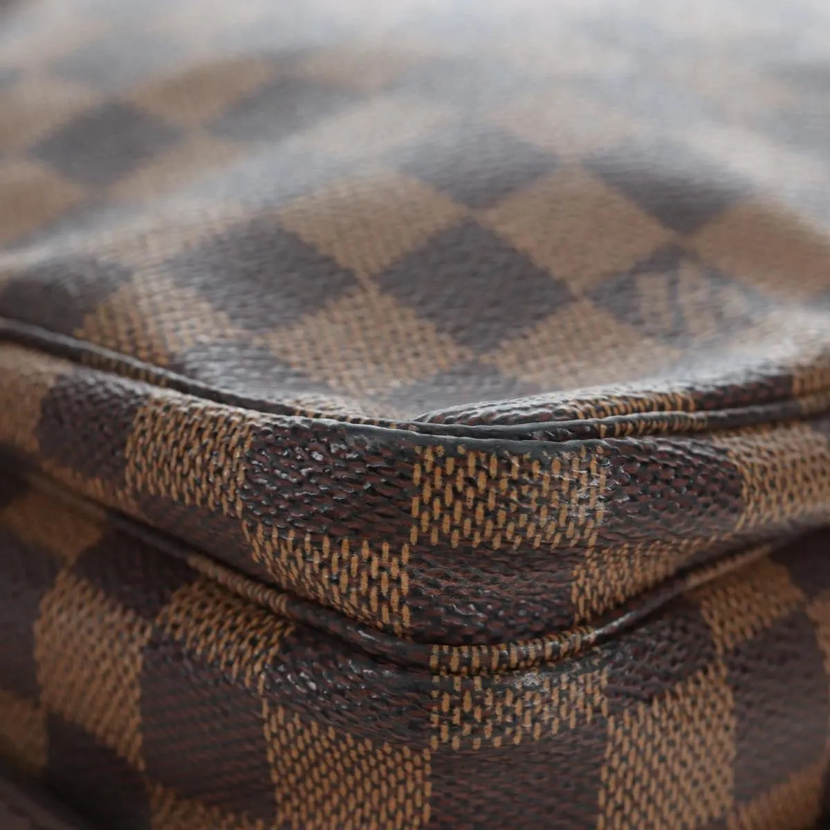 Louis Vuitton Naviglio Damier Brown Canvas Shoulder Bag Bag (Pre-Owned)