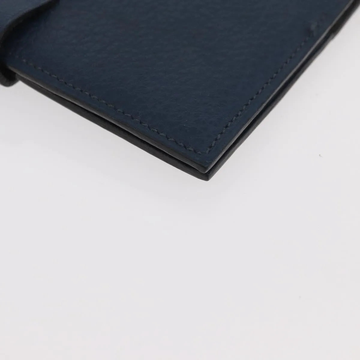 Hermes Agenda Cover Epsom Navy Leather Clutche & Pouche Bag (Pre-Owned)