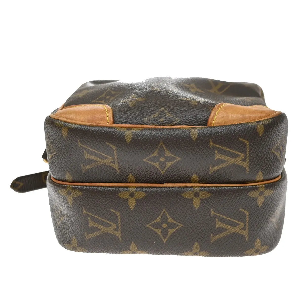 Louis Vuitton Amazone Monogram Canvas Brown Leather Shoulder Bag Bag (Pre-Owned)