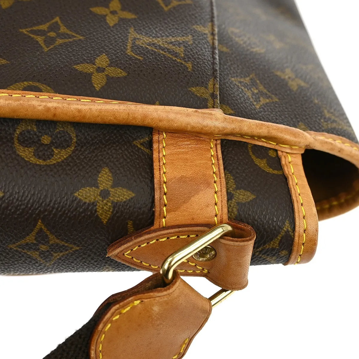 Louis Vuitton Sac Gibeciere Messenger Monogram Canvas Brown Canvas Shoulder Bag Bag (Pre-Owned)