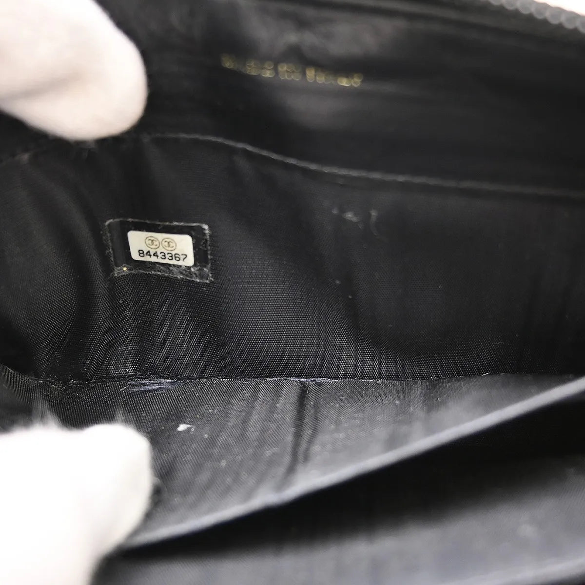 Chanel Timeless Cc Zipped Caviar Black Leather Wallets Accessory (Pre-Owned)