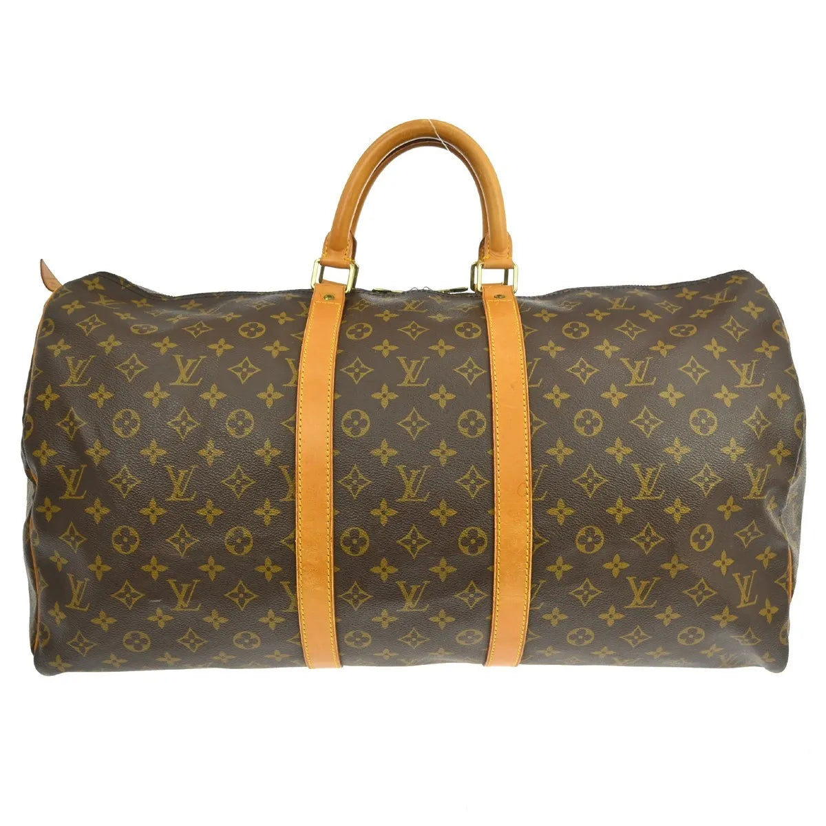 Louis Vuitton Keepall Monogram Canvas Brown Canvas Travel Bag Bag (Pre-Owned)