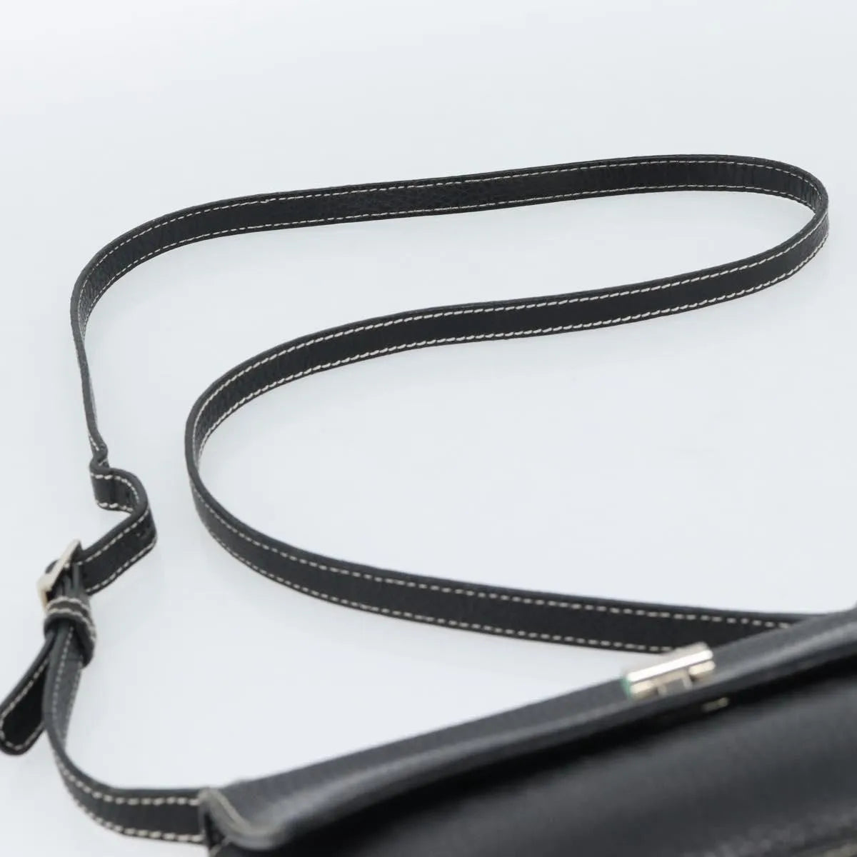 Tiffany & Co. Vintage Leather Black Leather Shoulder Bag Bag (Pre-Owned)