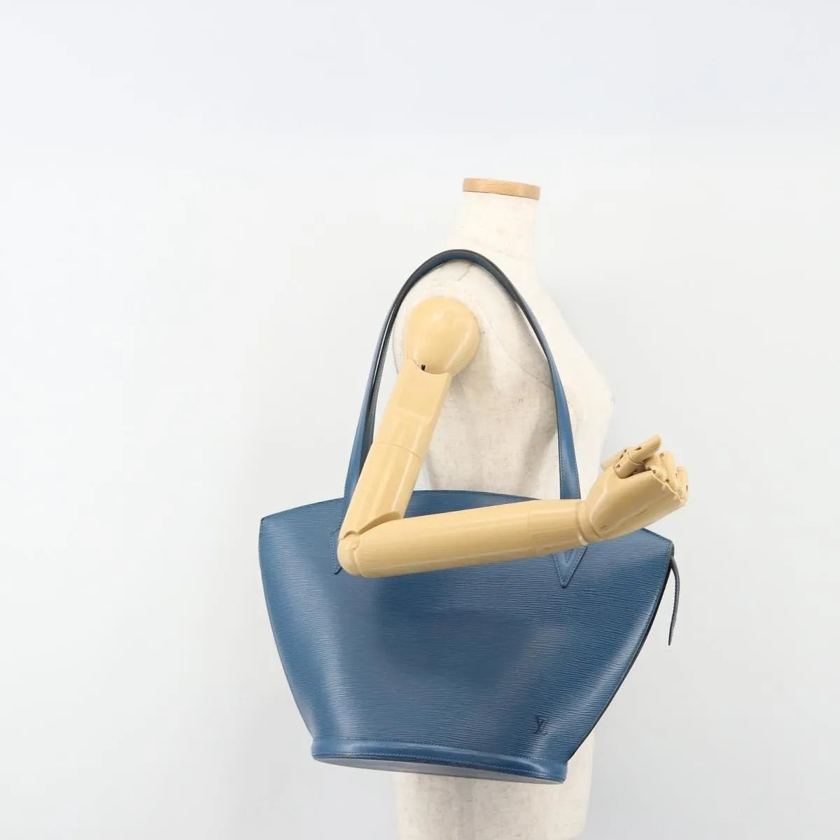Louis Vuitton Saint Jacques Epi Blue Leather Shoulder Bag Bag (Pre-Owned)