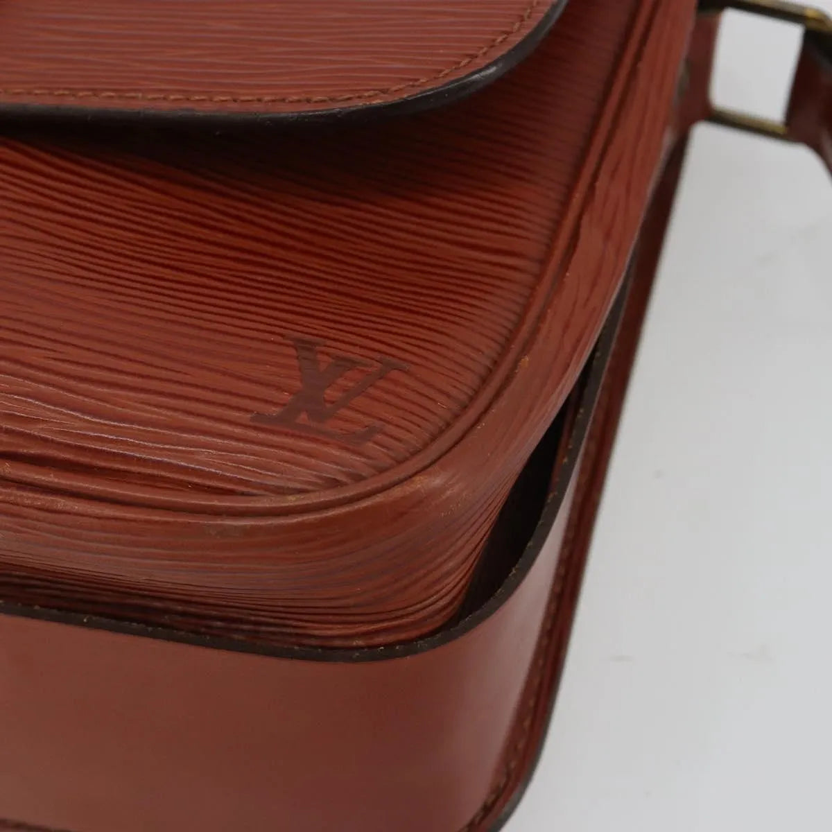 Louis Vuitton Cartouchiere Epi Leather Brown Leather Shoulder Bag Bag (Pre-Owned)