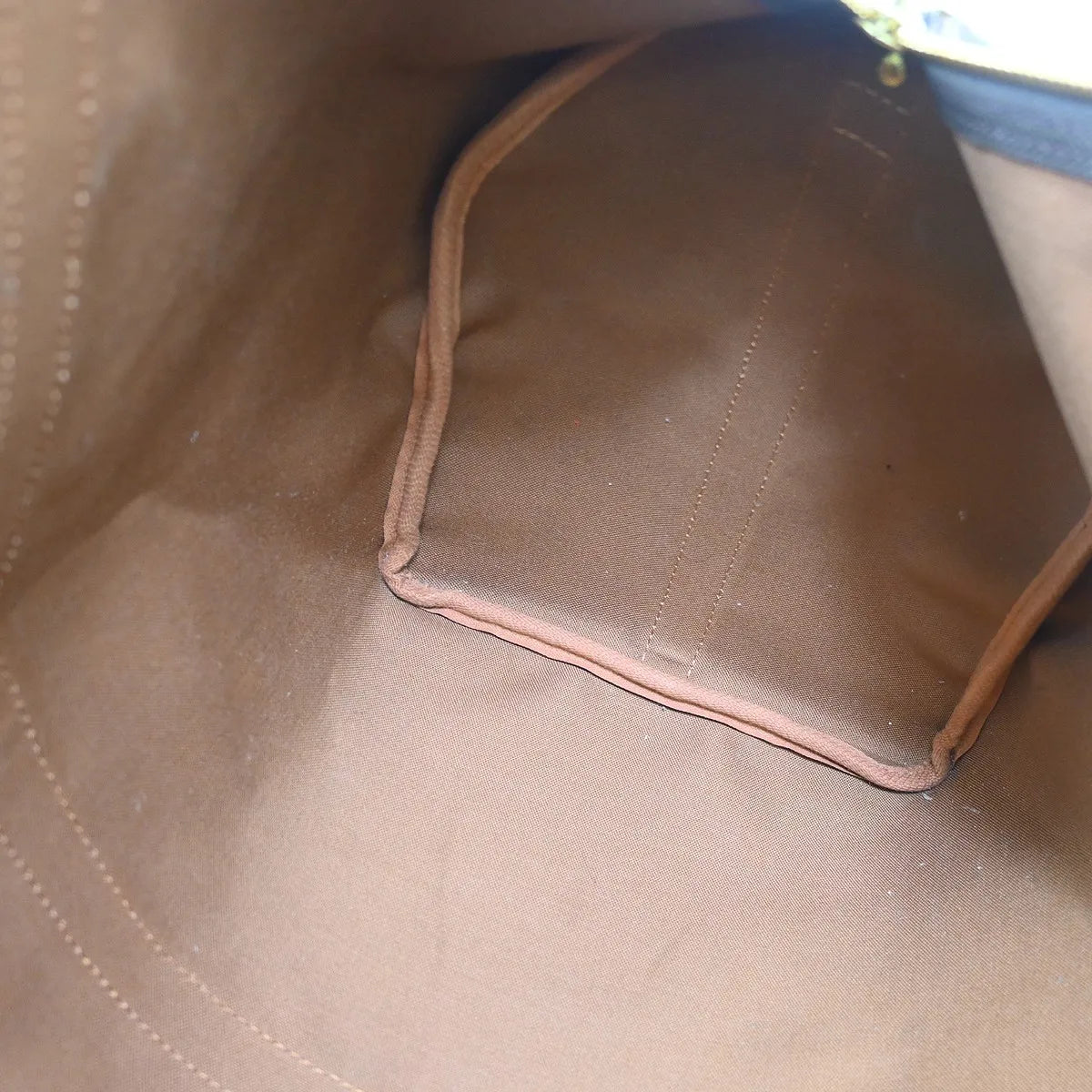 Louis Vuitton Keepall Bandouliere Bag Monogram Canvas Brown Canvas Travel Bag Bag (Pre-Owned)
