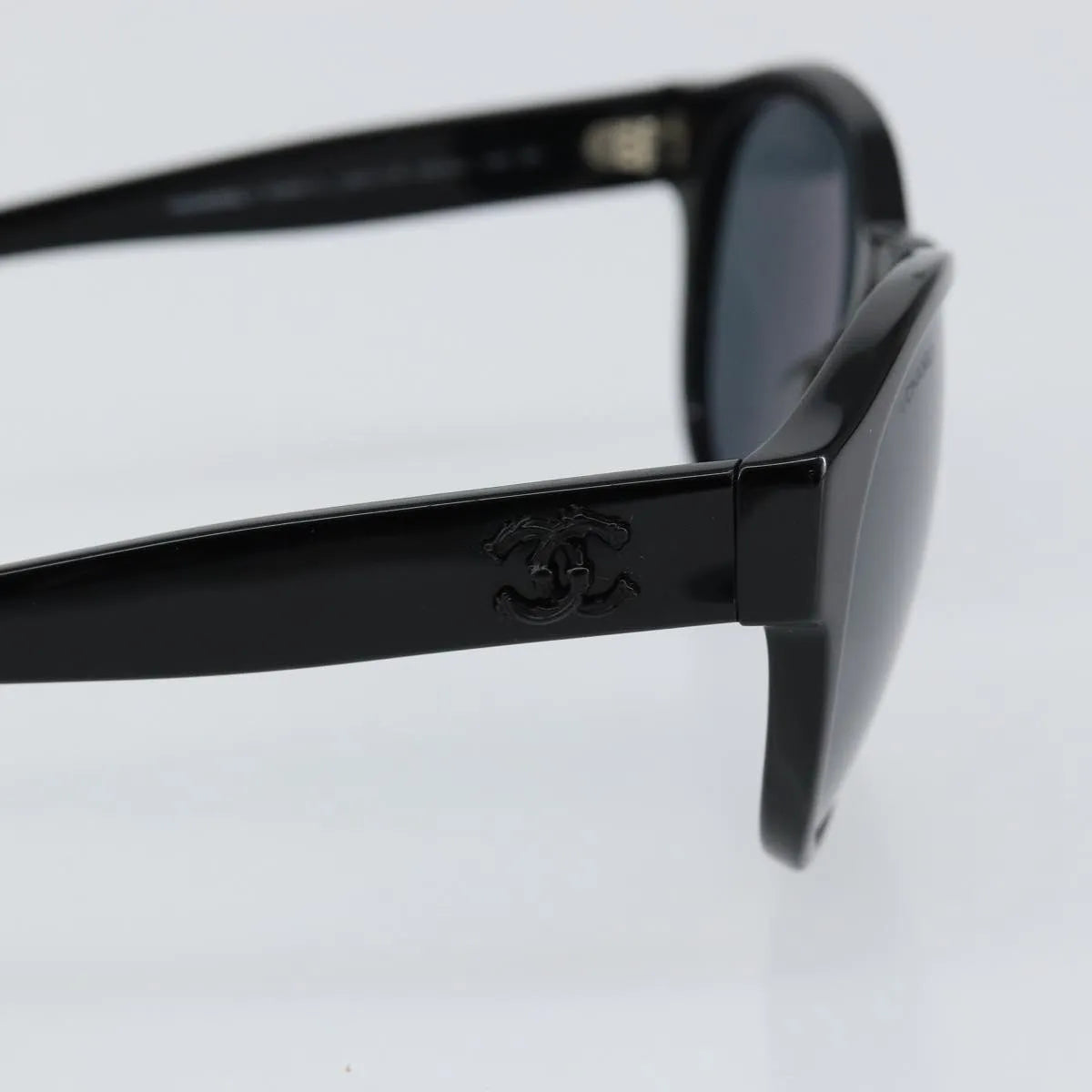 Chanel Chanel Logo Sunglasses Eye Wear Plastic Black Plastic Sunglasse Accessory (Pre-Owned)