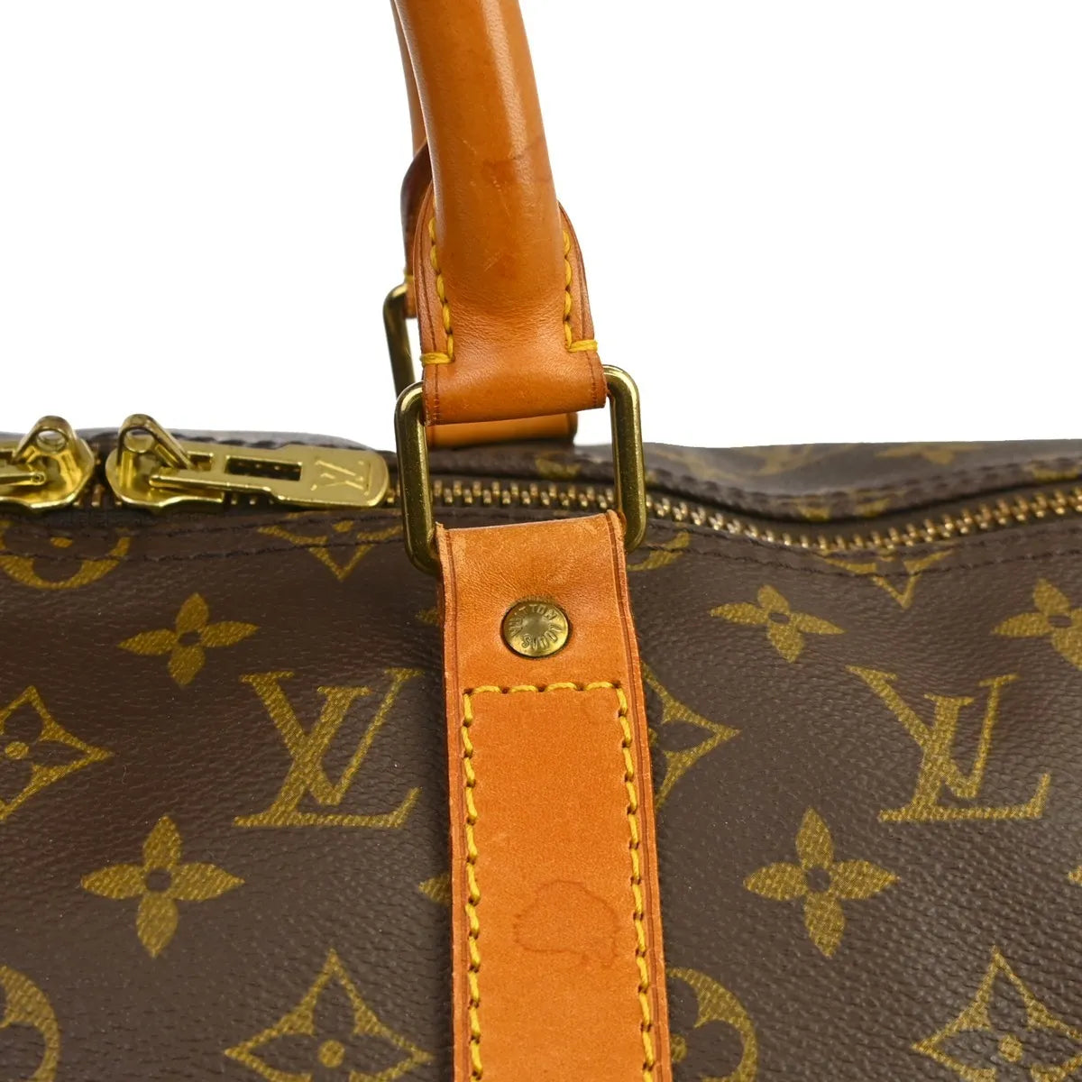 Louis Vuitton Keepall Monogram Canvas Brown Canvas Travel Bag Bag (Pre-Owned)