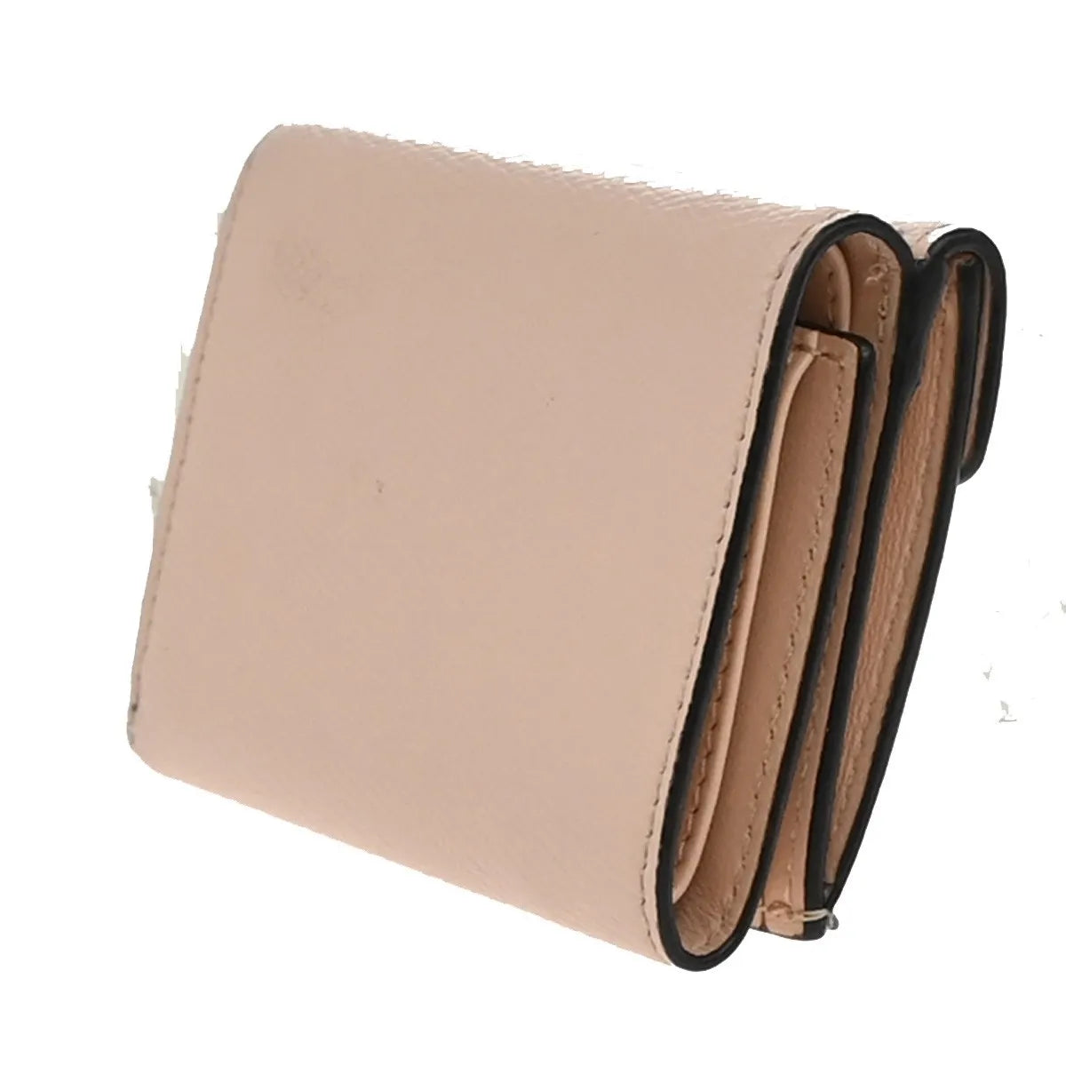Fendi F Is Fendi Trifold Leather Pink Leather Wallets Accessory (Pre-Owned)