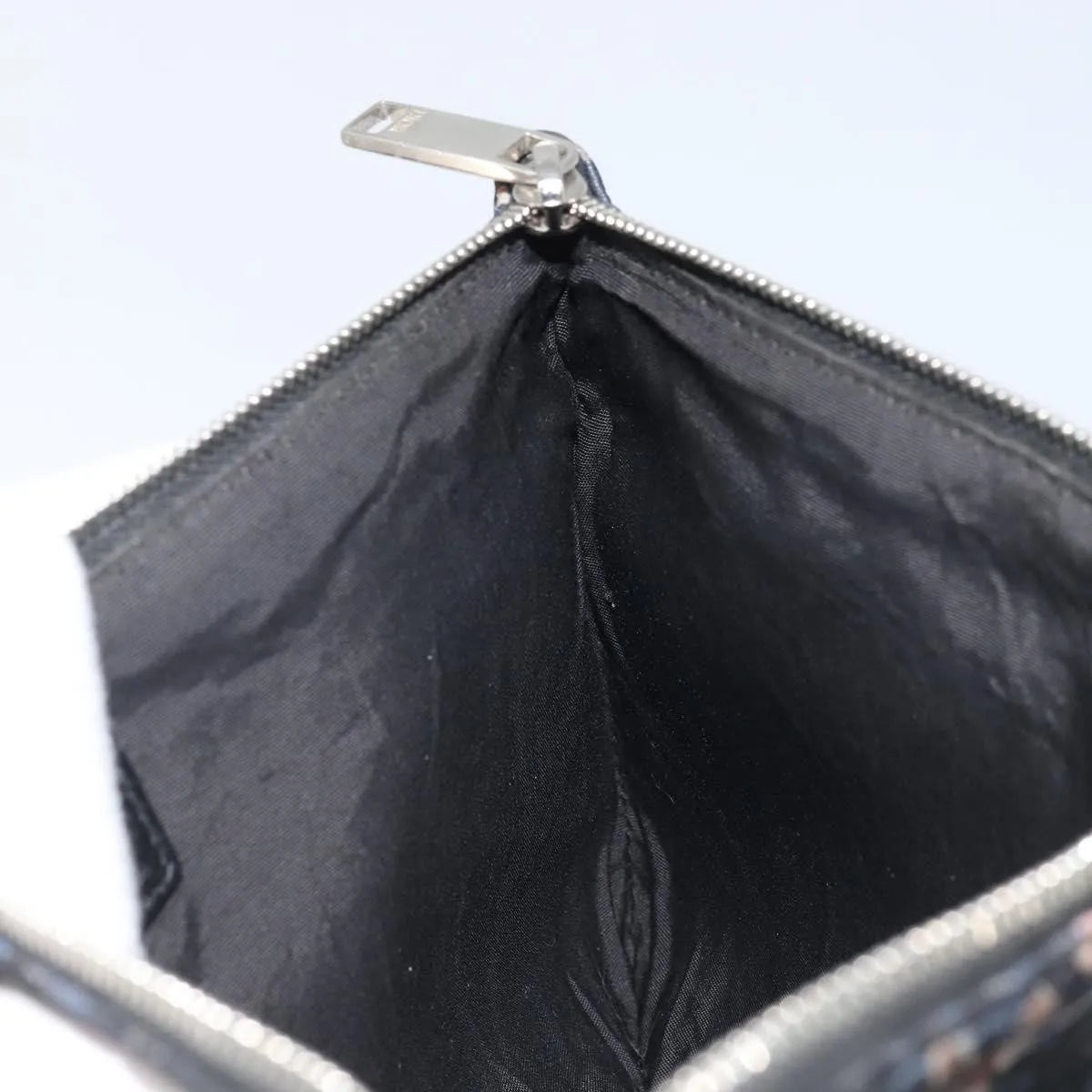 Christian Dior Diorama Clutch Satin Navy Canvas Clutche & Pouche Bag (Pre-Owned)