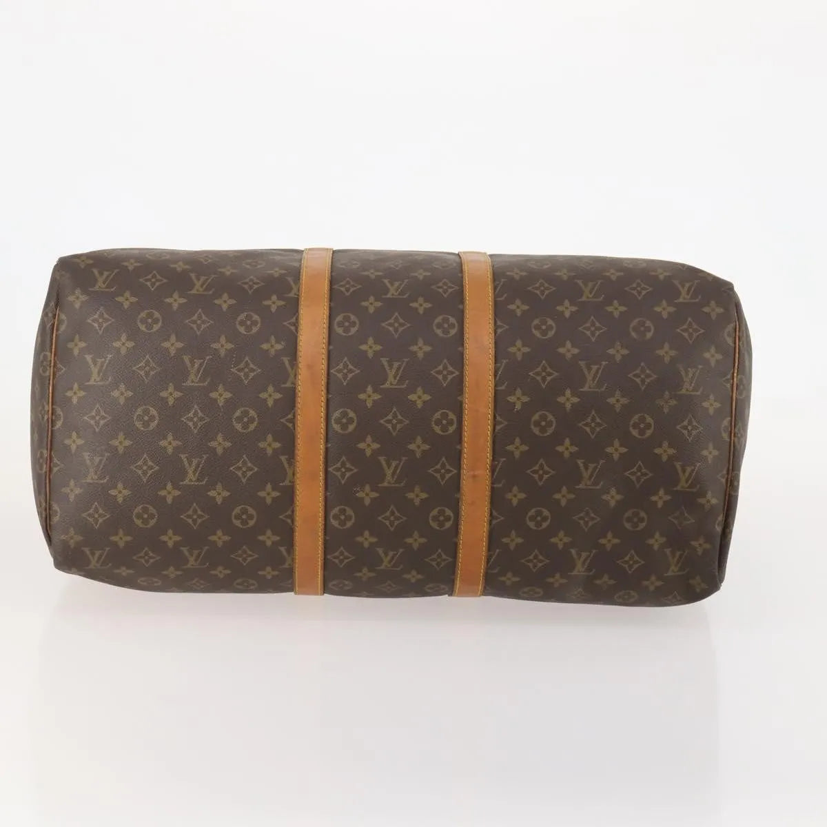 Louis Vuitton Keepall Monogram Canvas Brown Canvas Travel Bag Bag (Pre-Owned)