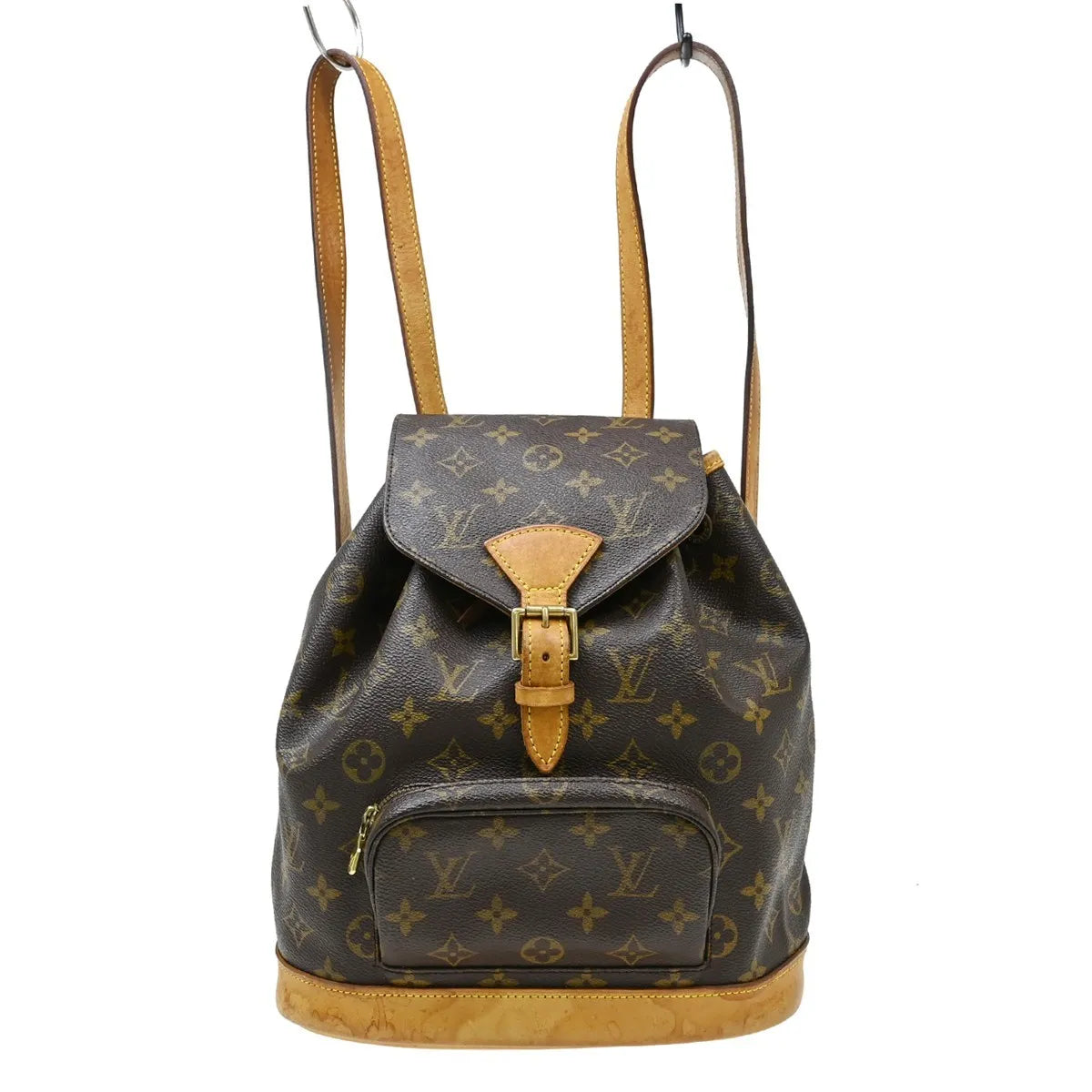 Louis Vuitton Vintage Montsouris Monogram Canvas Brown Canvas Backpack Bag (Pre-Owned)
