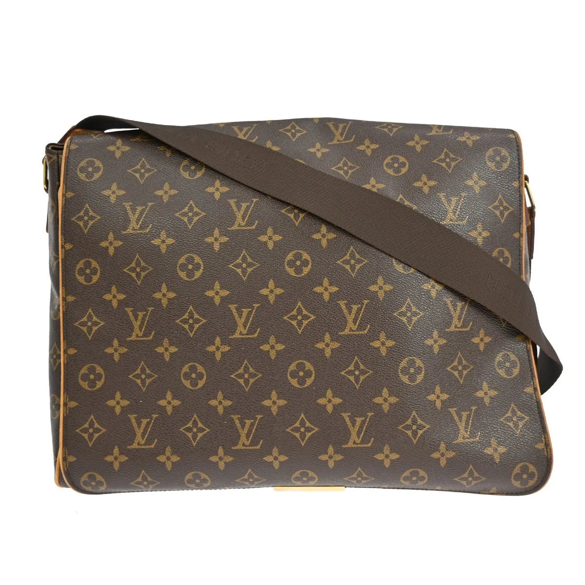 Louis Vuitton Abbesses Messenger Monogram Canvas Brown Canvas Shoulder Bag Bag (Pre-Owned)