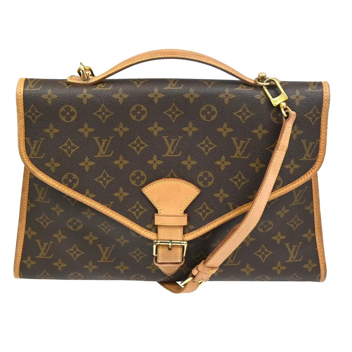 Louis Vuitton Beverly Monogram Canvas Brown Canvas Briefcase Bag (Pre-Owned)