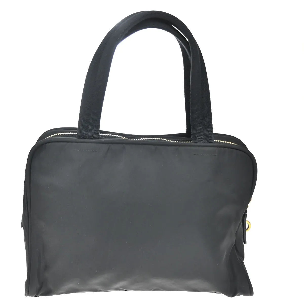 Prada Vintage Tessuto Black Nylon Handbag (Pre-Owned)