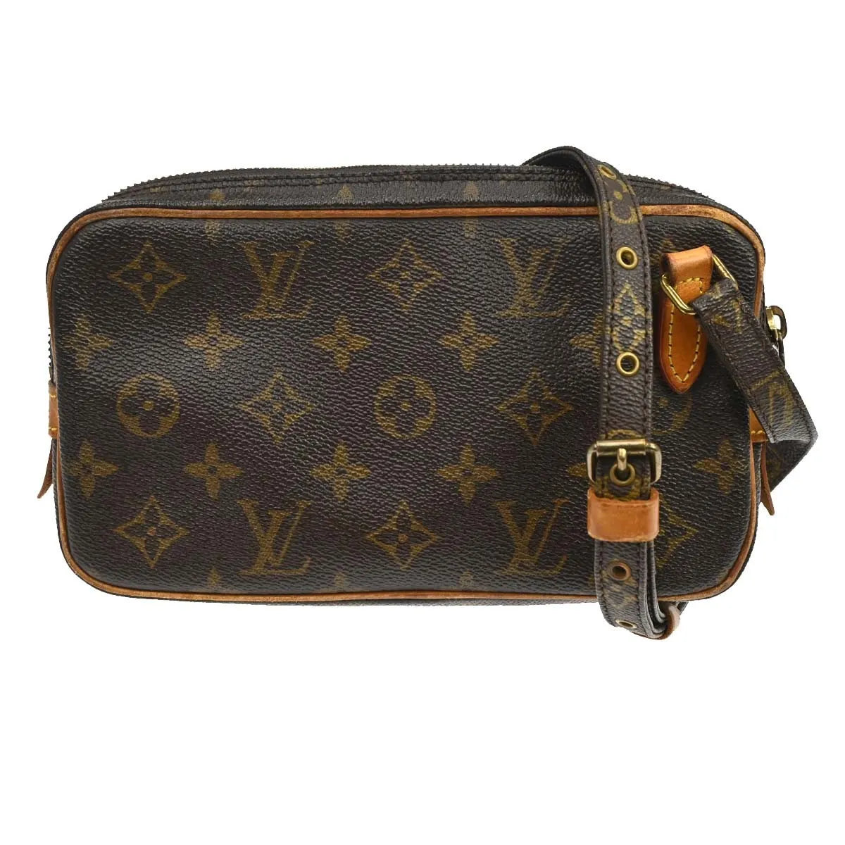 Louis Vuitton Pochette Marly Bandouliere Monogram Canvas Brown Canvas Shoulder Bag Bag (Pre-Owned)