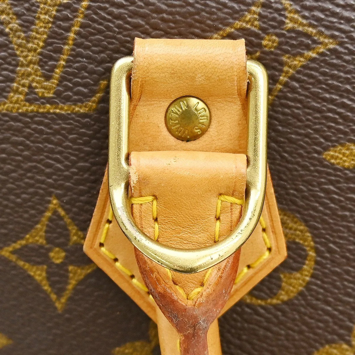 Louis Vuitton Alma Handbag Monogram Canvas Brown Canvas Handbag (Pre-Owned)