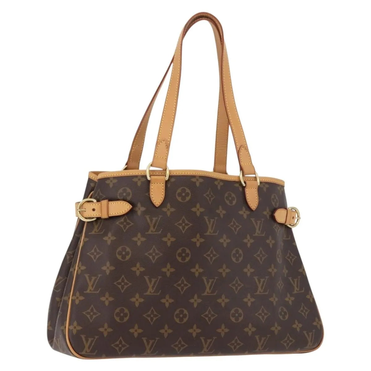 Louis Vuitton Batignolles Monogram Canvas Brown Canvas Shoulder Bag Bag (Pre-Owned)