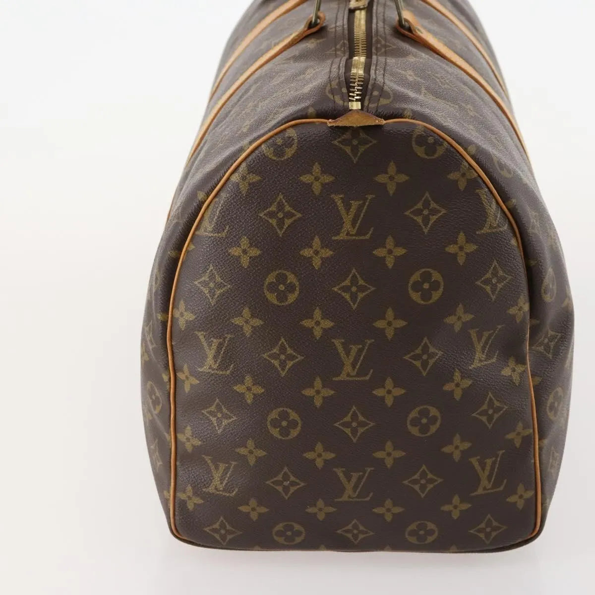 Louis Vuitton Keepall Monogram Canvas Brown Canvas Travel Bag Bag (Pre-Owned)