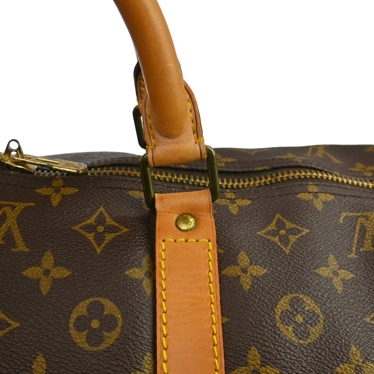 Louis Vuitton Keepall Monogram Canvas Brown Canvas Travel Bag Bag (Pre-Owned)