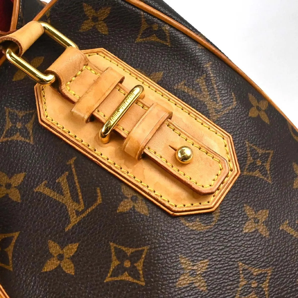 Louis Vuitton Griet Monogram Brown Canvas Handbag (Pre-Owned)
