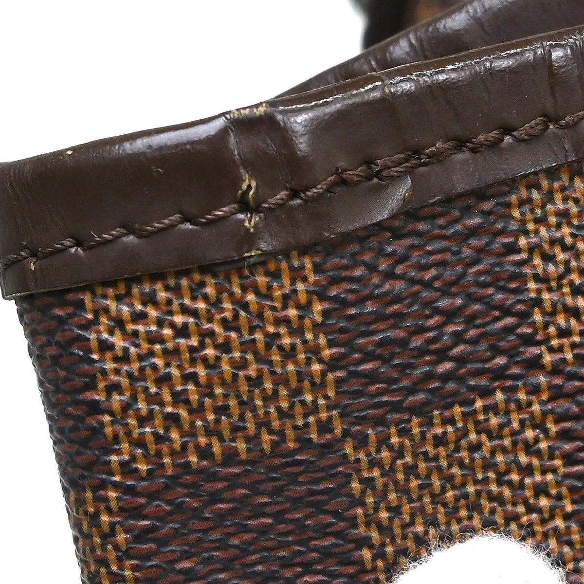 Louis Vuitton Neverfull Damier Brown Canvas Tote Bag Bag (Pre-Owned)