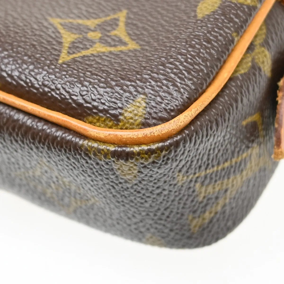Louis Vuitton Pochette Marly Bandouliere Monogram Canvas Brown Canvas Shoulder Bag Bag (Pre-Owned)