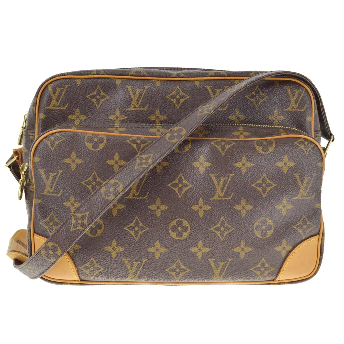 Louis Vuitton Nil Messenger Monogram Canvas Brown Canvas Shoulder Bag Bag (Pre-Owned)