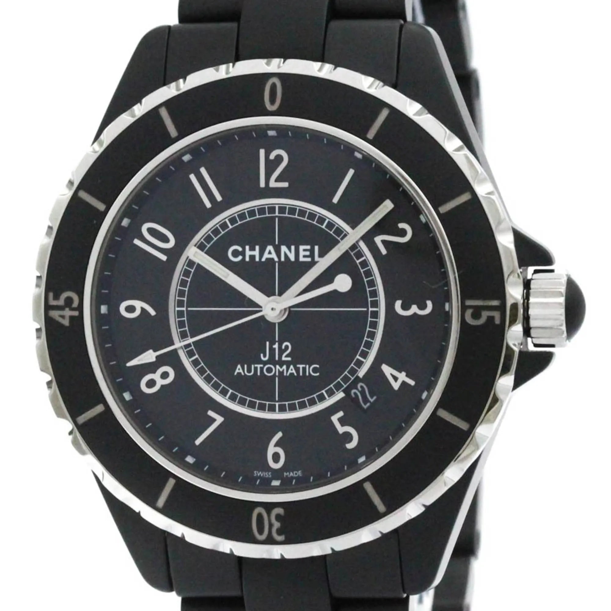 Chanel J12 Automatic Ceramic And Stainless Steel Watch (Pre-Owned)
