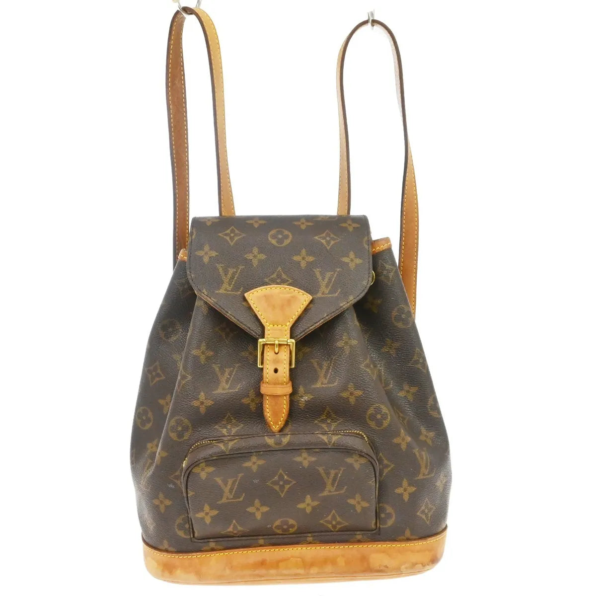 Louis Vuitton Vintage Montsouris Monogram Canvas Brown Canvas Backpack Bag (Pre-Owned)