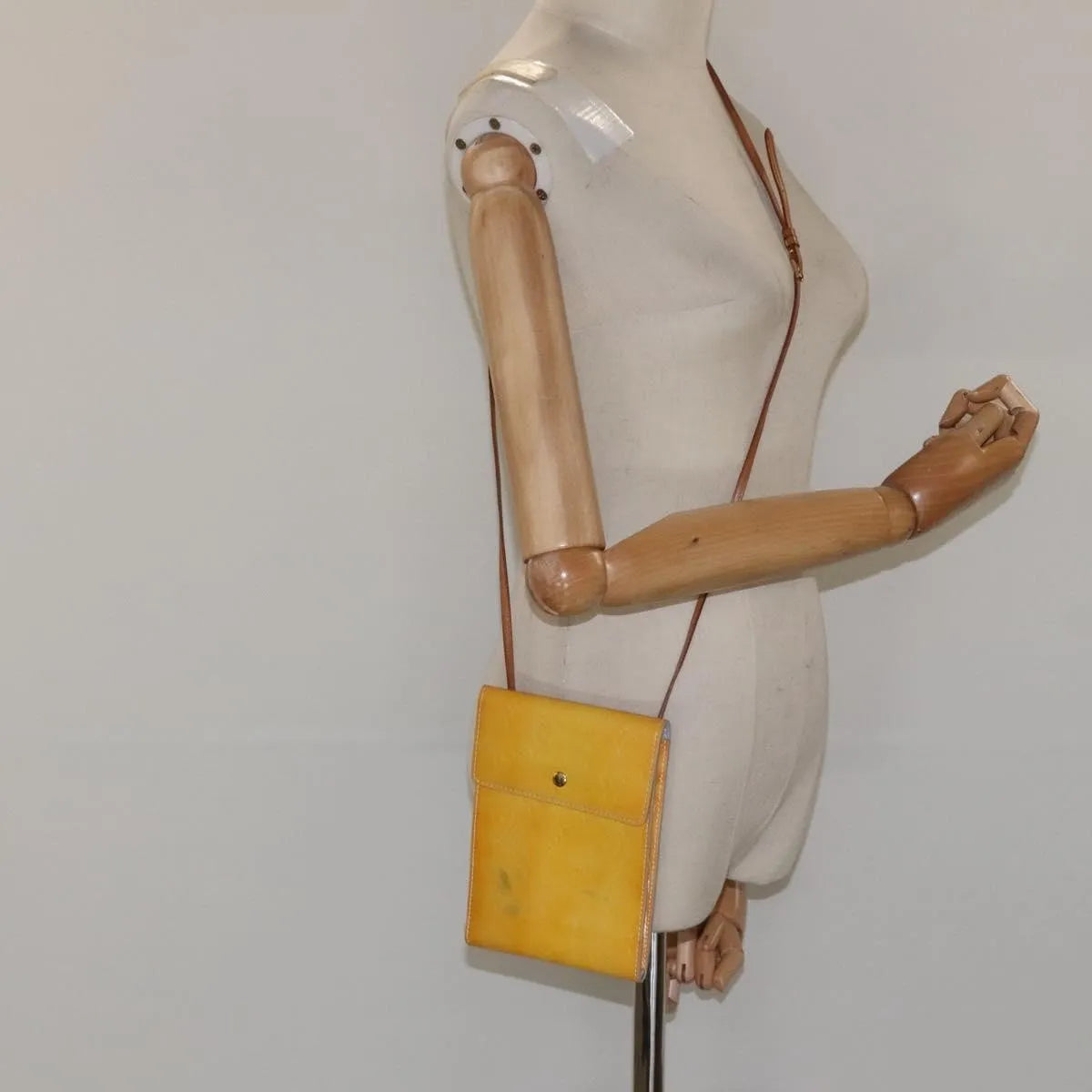 Louis Vuitton Kenmare Shoulder Bag Patent Leather Yellow Patent_Leather Shoulder Bag Bag (Pre-Owned)