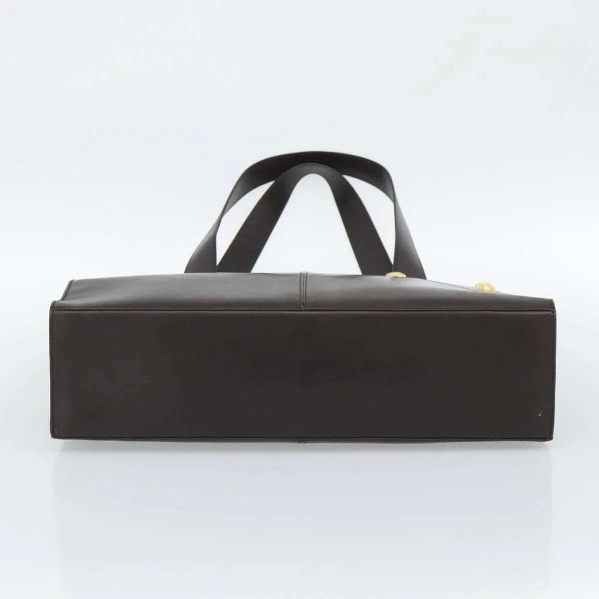 Salvatore Ferragamo Vintage Leather Brown Leather Tote Bag Bag (Pre-Owned)