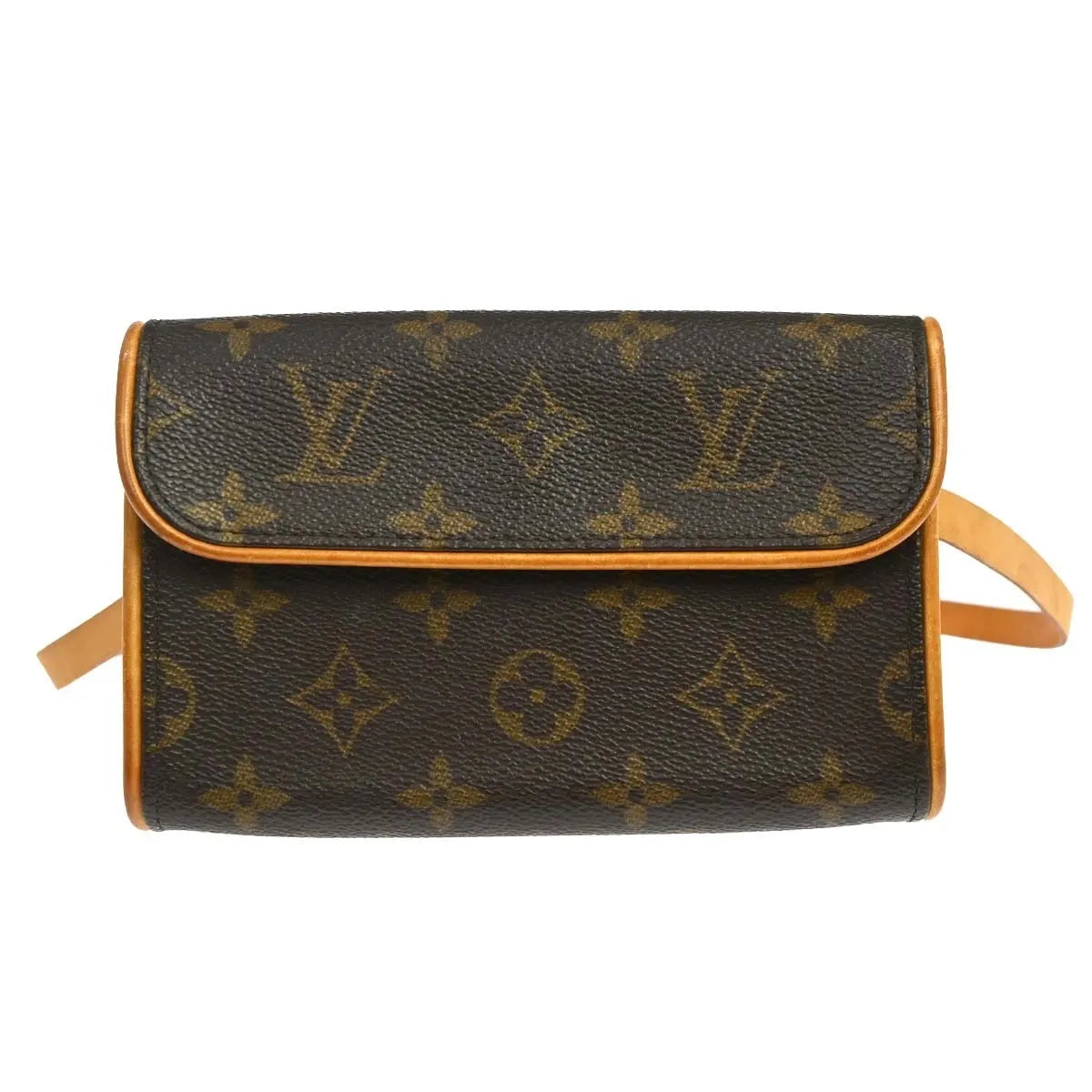 Louis Vuitton Florentine Waist Monogram Canvas Brown Canvas Clutche & Pouche Bag (Pre-Owned)