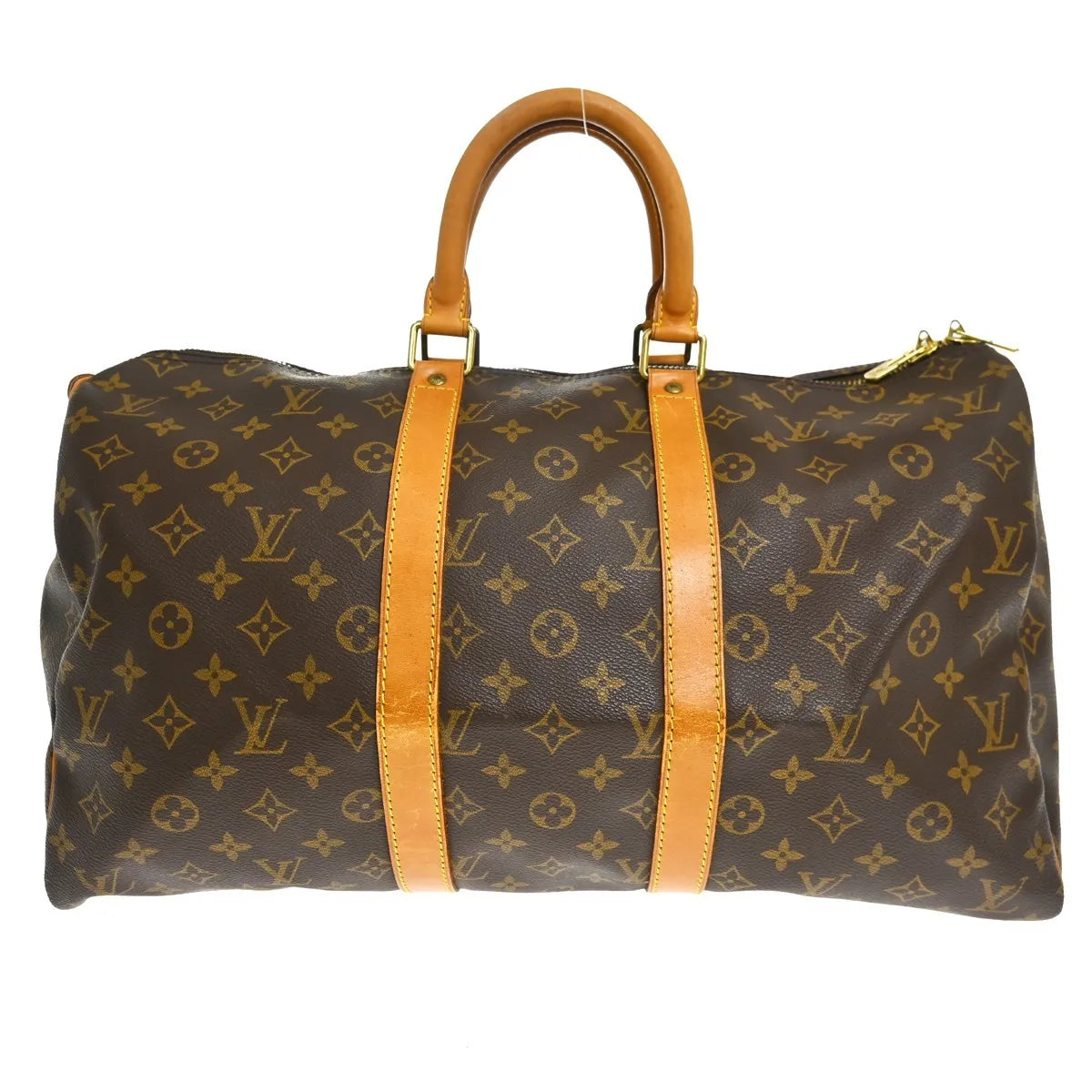 Louis Vuitton Keepall Monogram Canvas Brown Canvas Travel Bag Bag (Pre-Owned)