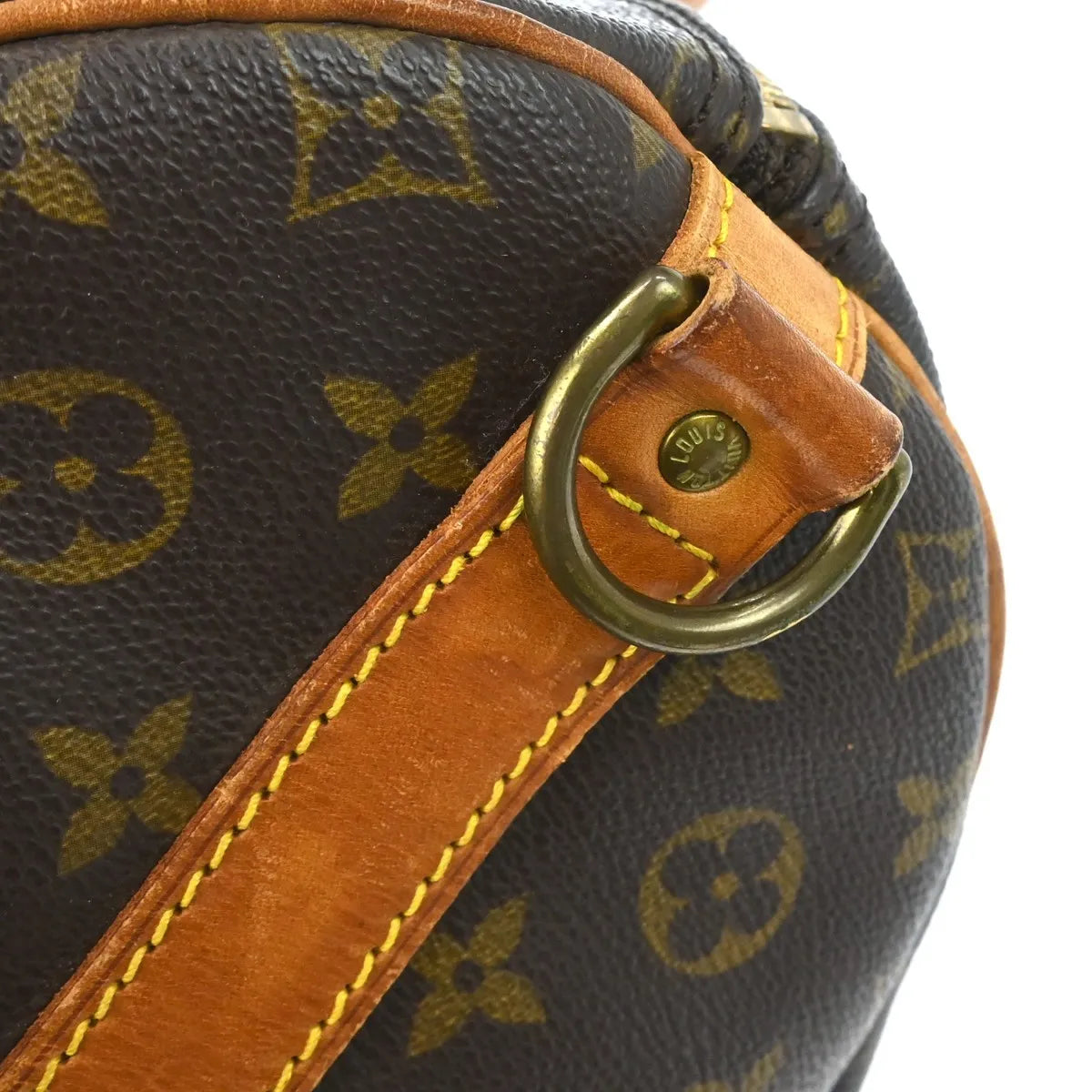 Louis Vuitton Keepall Bandouliere Bag Monogram Canvas Brown Canvas Travel Bag Bag (Pre-Owned)
