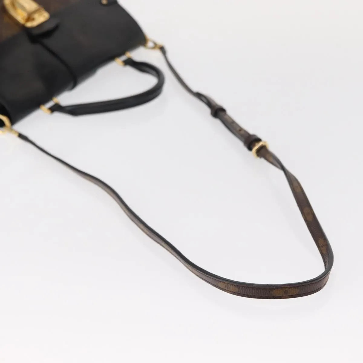 Louis Vuitton One Handle Flap Monogram Canvas And Leather Brown Canvas Handbag (Pre-Owned)
