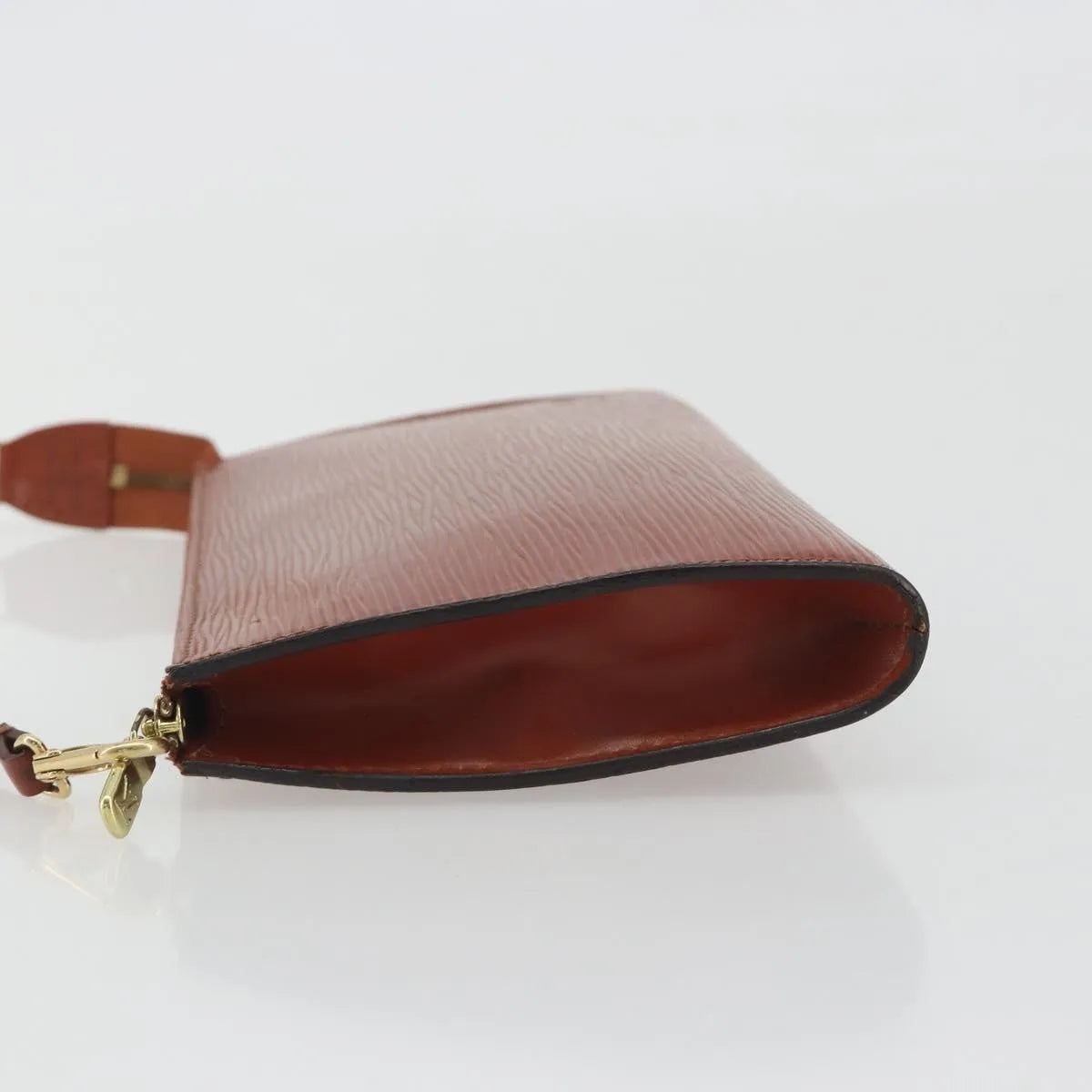 Louis Vuitton Pochette Accessoires Epi Brown Leather Clutche & Pouche Bag (Pre-Owned)