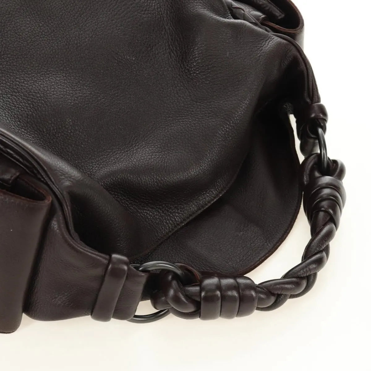 Bottega Veneta Cocker Hobo Leather Brown Leather Handbag (Pre-Owned)