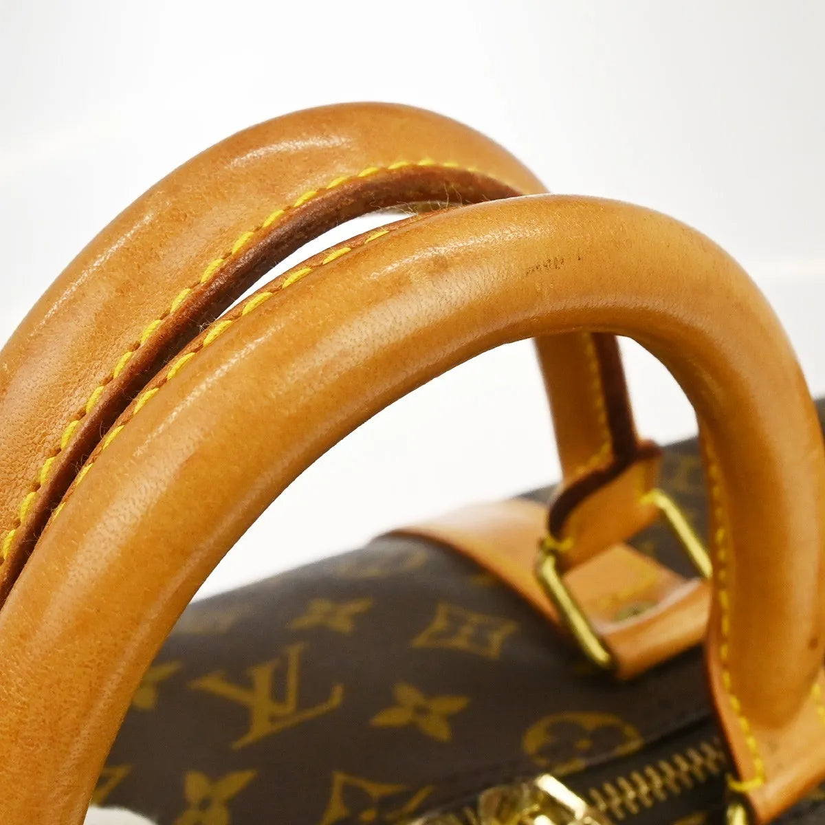 Louis Vuitton Keepall Bandouliere Monogram Canvas Brown Canvas Travel Bag Bag (Pre-Owned)