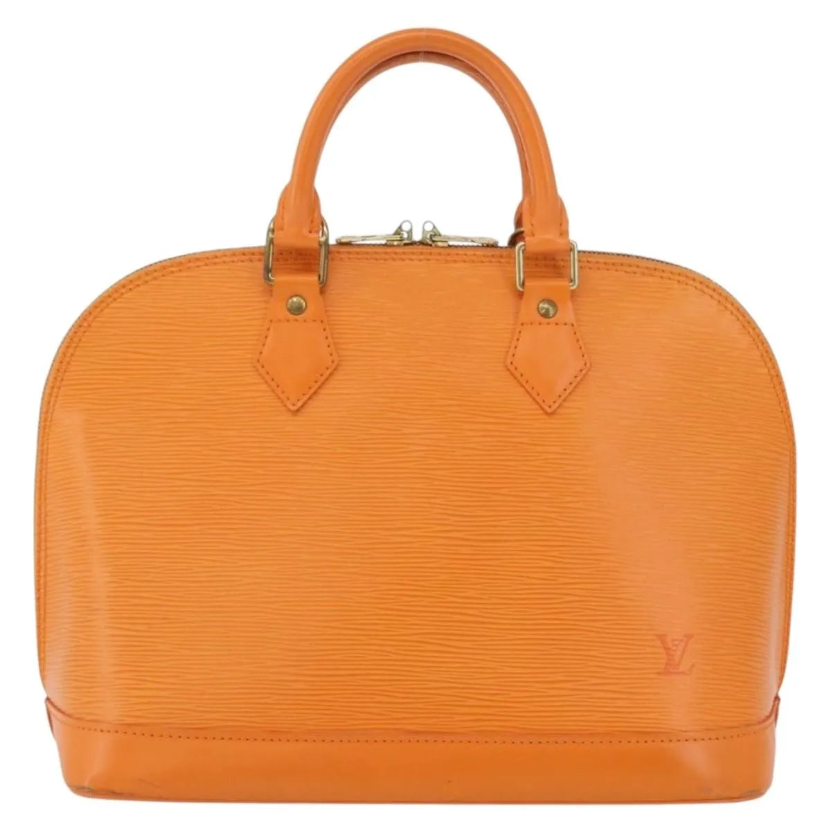 Louis Vuitton Alma Epi Orange Leather Handbag (Pre-Owned)